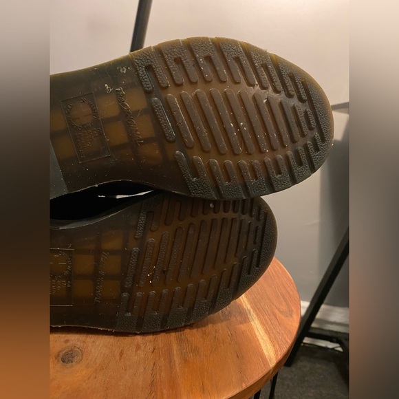 Dr Doc Martens Embossed Blue Velvet Boots 1460 Brocade GUC W9 - Picture 14 of 15